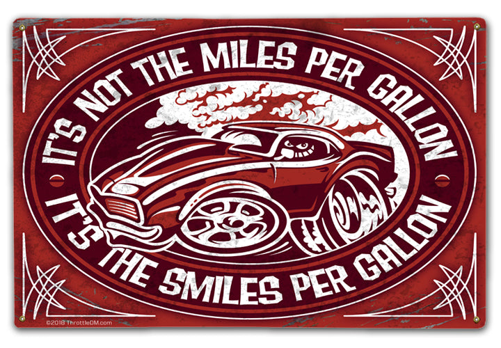 Smiles Per Gallon Art Rendering - Prints54.com