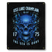 USS Lake Champlain CG-57 US Navy Davy Jones The Sea Is Ours Military Metal Sign - Prints54.com