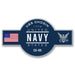 USS Chosin CG-65 US Navy Warship Ribbon 5 Inch Military Decal - Prints54.com