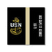 USS Cape St George CG-71 US Navy Chief Khaki Line 5 Inch Military Split Decal - Prints54.com