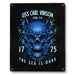 USS Carl Vinson CVN-70 US Navy Davy Jones The Sea Is Ours Military Metal Sign - Prints54.com