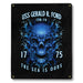 USS Gerald R Ford CVN-78 US Navy Davy Jones The Sea Is Ours Military Metal Sign - Prints54.com