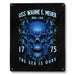 USS Wayne E Meyer DDG-108 US Navy Davy Jones The Sea Is Ours Military Metal Sign - Prints54.com