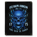 USS Ralph Johnson DDG-114 US Navy Davy Jones The Sea Is Ours Military Metal Sign - Prints54.com