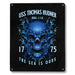 USS Thomas Hunder DDG-116 US Navy Davy Jones The Sea Is Ours Military Metal Sign - Prints54.com