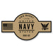 USS Barry DDG-52 US Navy Chief Khaki Goatlocker 5 Inch Decal - Prints54.com