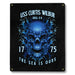 USS Curtis Wilbur DDG-54 US Navy Davy Jones The Sea Is Ours Military Metal Sign - Prints54.com