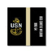 USS Curtis Wilbur DDG-54 US Navy Chief Khaki Line 5 Inch Military Split Decal - Prints54.com