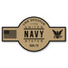 USS Decatur DDG-73 US Navy Chief Khaki Goatlocker 5 Inch Decal - Prints54.com