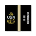 USS Chung-Hoon DDG-93 US Navy Chief Khaki Line 5 Inch Military Split Decal - Prints54.com