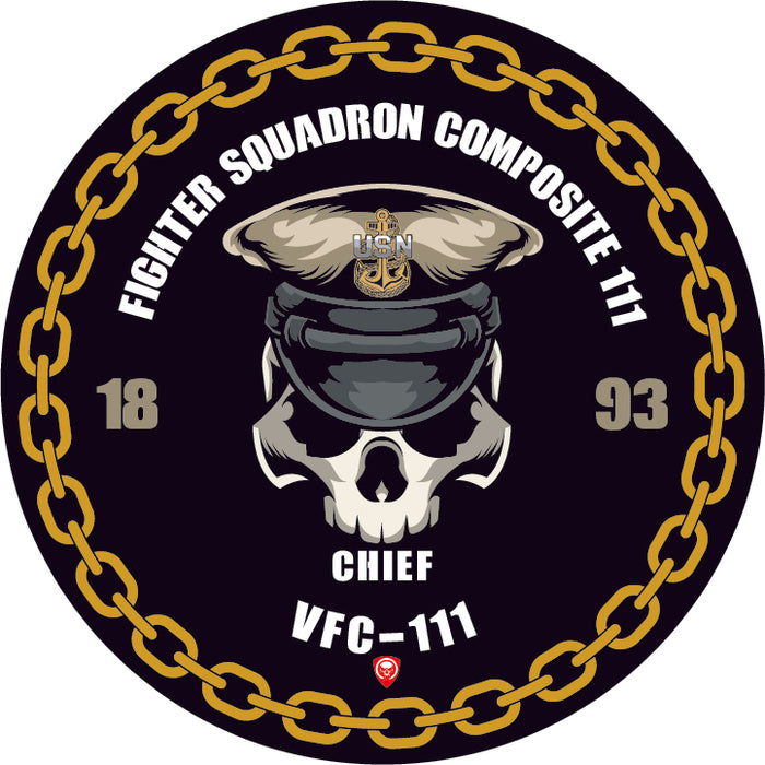 Fighter Squadron Composite 111 VFC-111 NAS Key West FL US Navy Chief 5 Inch Military Decal - Prints54.com