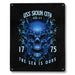 USS Sioux City LCS-11 US Navy Davy Jones The Sea Is Ours Military Metal Sign - Prints54.com