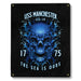 USS Manchester LCS-14 US Navy Davy Jones The Sea Is Ours Military Metal Sign - Prints54.com