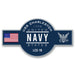 USS Charleston LCS-18 US Navy Warship Ribbon 5 Inch Military Decal - Prints54.com