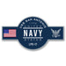 USS San Antonio LPD-17 US Navy Warship Ribbon 5 Inch Military Decal - Prints54.com