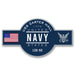 USS Carter Hall LSD-50 NAB Little Creek VA US Navy Warship Ribbon 5 Inch Military Decal - Prints54.com