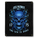 USS Patriot MCM-7 US Navy Davy Jones The Sea Is Ours Military Metal Sign - Prints54.com