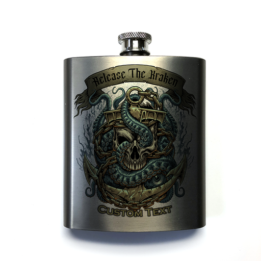 US Navy Release The Kraken Veteran Military Flask - Prints54.com