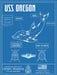 USS Oregon SSN-793 US Navy Submarine Silent Service Dolphin Poster - Prints54.com