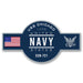 USS Chicago SSN-721 US Navy Warship Ribbon 5 Inch Military Decal - Prints54.com