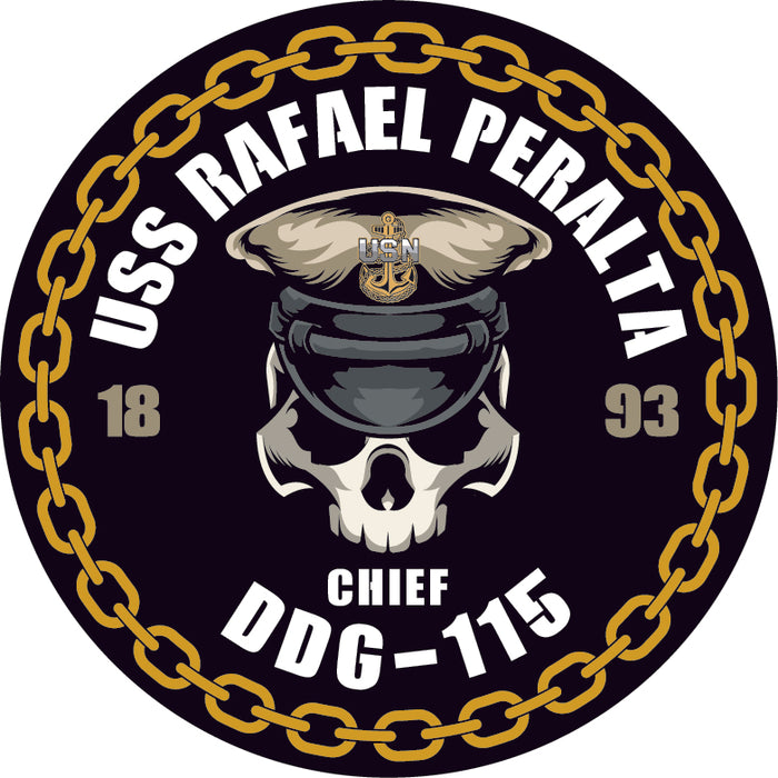 USS Rafael Peralta DDG-115 US Navy Chief 5 Inch Military Decal - Prints54.com