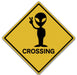 Alien Crossing Road Xenomorph Art Rendering - Prints54.com