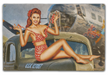 Army Attraction Aviation WW2 Pin-Up Girl Art Rendering - Prints54.com