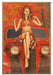 Autumn in Red Pin-Up Art Rendering - Prints54.com