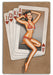 Ace in the Hand pin-Up Art Rendering - Prints54.com