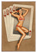 Ace in the Hand pin-Up Art Rendering - Prints54.com