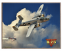 B-25 Mitchell Bomber Art Rendering - Prints54.com