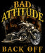 Bad Attitude Evil Bones Motorcycle Art Rendering - Prints54.com