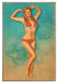 Beach Bikini Pin-Up Girl Art Rendering - Prints54.com