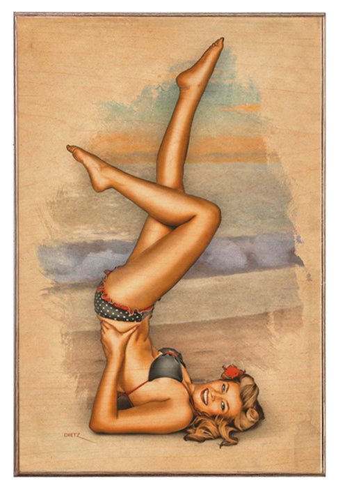 Beach Legs Pin-Up Art Rendering - Prints54.com