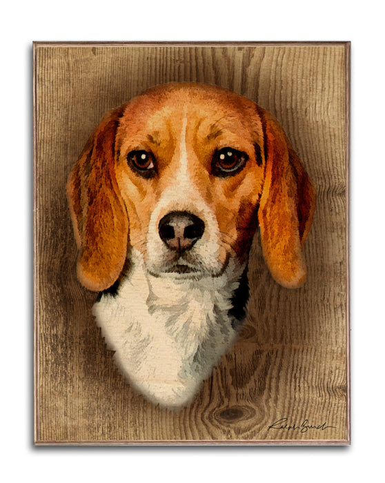 Beagle Portrait Art Rendering - Prints54.com