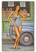 1940;s Beauty Contest Vintage Pin-Up Girl Art Rendering - Prints54.com