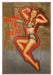 US Air Force Bomb 'Er Dear Military Pin-Up Nose Art WW2 Art Rendering - Prints54.com