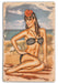 Bon Voyage! Pin-Up Girl Art Rendering - Prints54.com