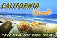 California Burrito Retro Foodie Mexican Food Art Rendering - Prints54.com