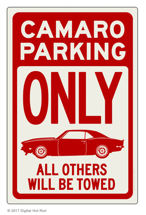 Camaro Parking (Red) - Prints54.com