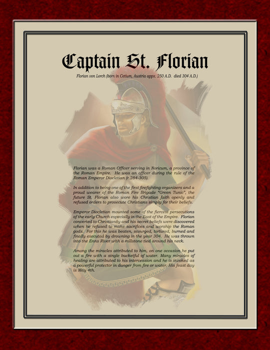 Captain St. Florian Art Rendering - Prints54.com