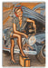 Car Trouble Garage Mechanic Pin-Up Art Rendering - Prints54.com