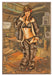 Caught in the Act Military Pin-Up Girl Art Rendering - Prints54.com