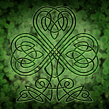 Celtic Shamrock Art Rendering - Prints54.com