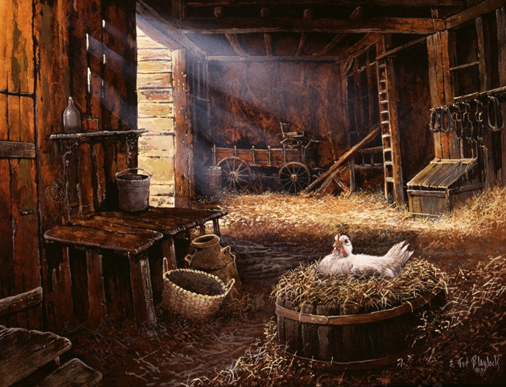 Chicken Coop Art Rendering - Prints54.com