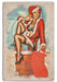 Christmas Time Pin-Up Girl Art Rendering - Prints54.com