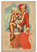 Christmas Time Pin-Up Girl Art Rendering - Prints54.com