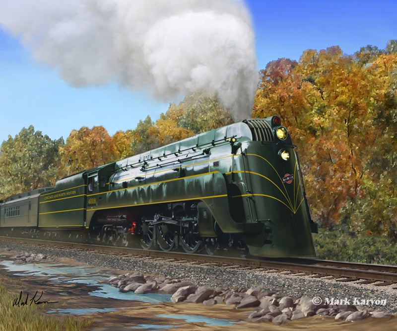 CNW E-4 Hudson Main Art Rendering - Prints54.com