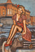 Cutie on a Car Pin-Up Girl Art Rendering - Prints54.com