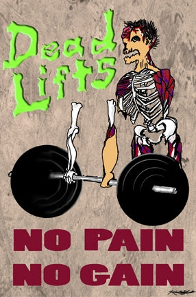 Dead Lifts Art Rendering - Prints54.com